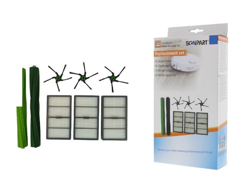 Scanpart Harjade ja -filtrite komplekt Roomba S9 1190081002