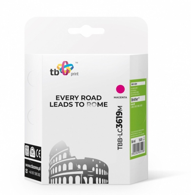 TB Print tindikassett Brother MFC-J23 30DW TBB-LC3619, magenta