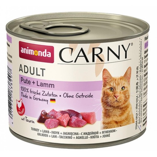 Animonda kassitoit Cat Carny Adult Turkey with lamb - wet Cat Food- 200g