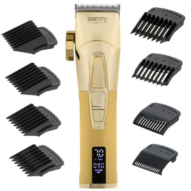 Camry juukselõikur Premium Hair Clipper CR 2835g Cordless, kuldne
