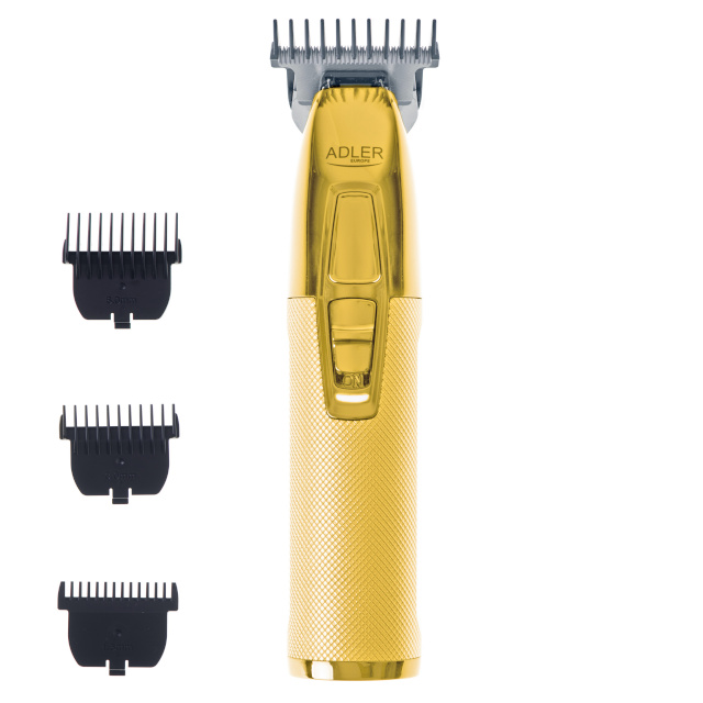 Adler juukselõikur Professional Trimmer AD 2836g Cordless, kuldne