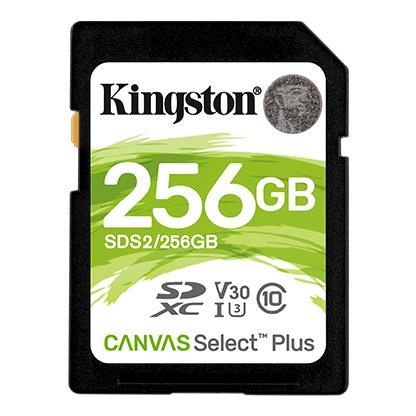 Kingston mälukaart SDXC 256GB Canvas Select Plus UHS-I Speed Class 1 (U3)