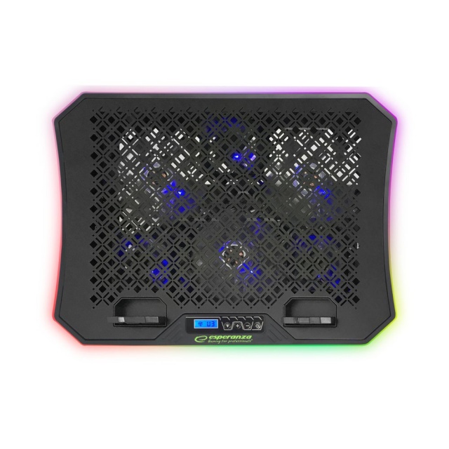 Esperanza jahutusalus ILLUMINATED GAMING COOLING PAD RGB GALERNE