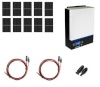 AZO Digital fotogalvaaniline komplekt Off-Grid Hybrid Solar Kit ESB-10kW-48 MPPT 10xPV Mono