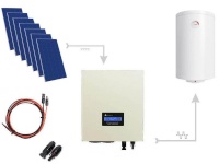 AZO Digital fotogalvaaniline komplekt Boiler Water Heating Kit ECO Solar Boost PRO 2850W MPPT 7xPV Mono