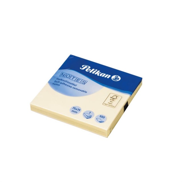 Pelikan märkmepaber, 75 x 75mm