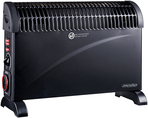 Mesko soojapuhur MS 7741b Convector Heater with Timer and Turbo Fan, must