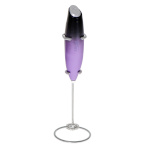 Adler piimavahustaja AD 4499 Milk Frother with a Stand, must/lilla