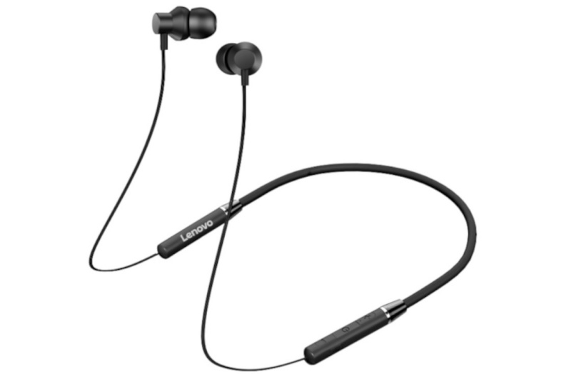 Lenovo kõrvaklapid HE05, Wireless Headphones, Bluetooth, In-Ear, must
