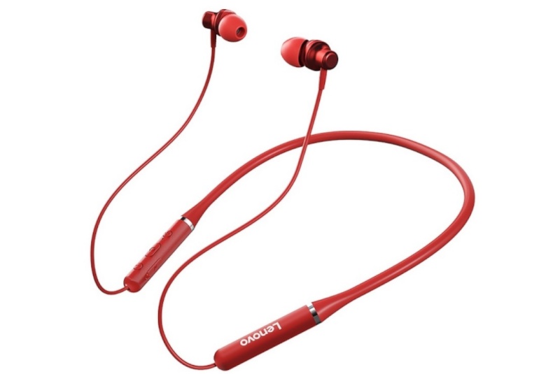Lenovo kõrvaklapid HE05 Wireless Headphones, Bluetooth, In-Ear, punane