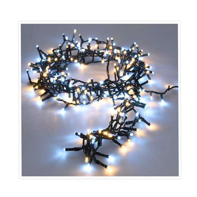 BGB Christmas LED-tulede Pärg valge (14 m)
