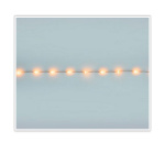 BGB Christmas LED-tulede Pärg valge (12 m)