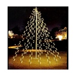BGB Christmas LED Kardinavalgusti must Soe valge 2 m