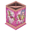 Gorjuss pliiatsihoidja Carousel roosa Papp 8.5x11.5x8.5cm
