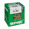 16035 Screw Box SPAX Yellox Puit Lame pea 100 Tükid, osad 5x40mm