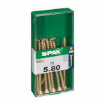 SPAX Kruvide karp Yellox Puit Lame pea 10 tk, osad 5x80mm