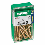 16035 Screw Box SPAX Yellox Puit Lame pea 20 Tükid, osad 3,5x45mm