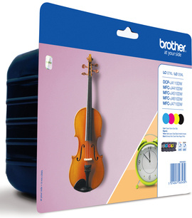 Brother tindikassett LC-127 / LC-125 XL Value Pack BK/C/M/Y