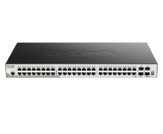 D-Link switch Stackable Smart Managed with 10G Uplinks DGS-1510-52X/E	 Managed L2, Rackmountable, 1 Gbps (RJ-45) ports quantity 48
