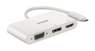 D-link adapter 3-in-1 USB-C to HDMI/VGA/DisplayPort DUB-V310	 0.11 m