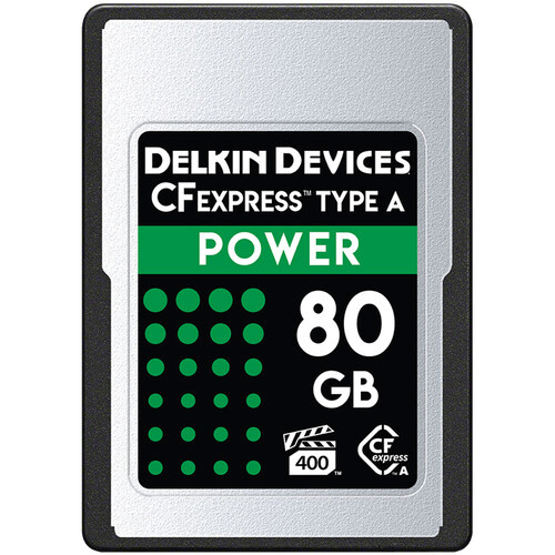 Delkin mälukaart CFexpress POWER -VPG400- 80GB (TYPE A)