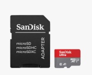 SanDisk mälukaart microSDXC 256GB Ultra Class 10 150MB + adapter