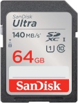 SanDisk mälukaart SDXC Ultra 64GB UHS-I 140MB/sec
