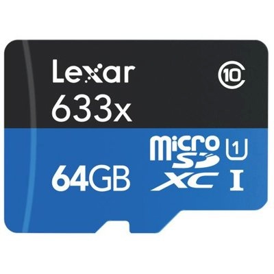 Lexar mälukaart microSDXC 64GB 633X R95/W45