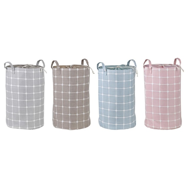 DKD Home Decor dekoratiivne karp 35x35x55cm Polüester EVA Kumm 4 Tükid, osad