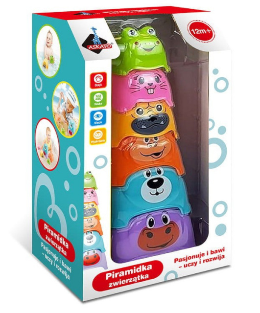 ASKATO ladumistorn Pyramid Animals 