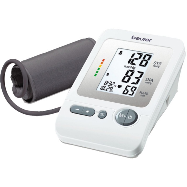 Beurer vererõhumõõtja BM26 Upper Arm Blood Pressure Monitor, valge/hall