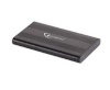 Gembird kettaboks HDD/SSD enclosure for 2.5" SATA - USB 2.0, Aluminium, must