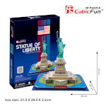 CubicFun 3D pusle Vabadussammas, 39-osaline
