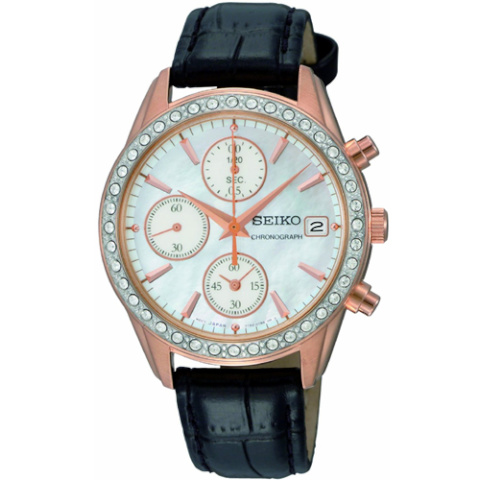 Seiko Classic naiste käekell Chronograph SNDY14P9