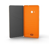 Nokia kaitsekest Cover CC-3092 Flip (Lumia 535) oranž