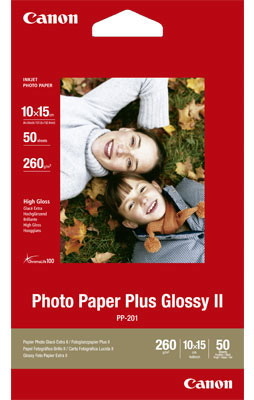 Canon fotopaber PP-201 Photo Paper Plus Glossy II A6 50lk.