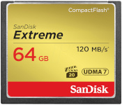 SanDisk mälukaart CF Extreme 64GB 120MB/s