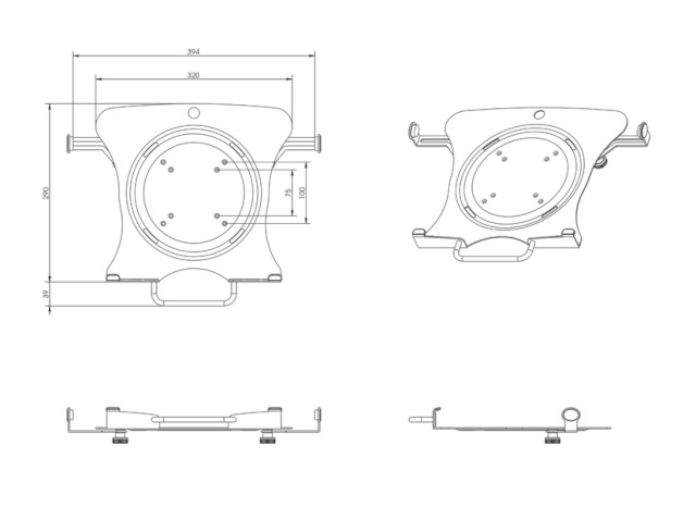 NOTEBOOK-V100 NOTEBOOK MOUNT