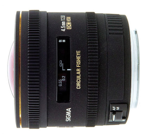Sigma objektiiv AF 4.5mm F2.8 EX DC Circular Fisheye HSM (Nikon)