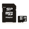 Silicon Power mälukaart microSDHC 16GB Class 10 + SD adapter