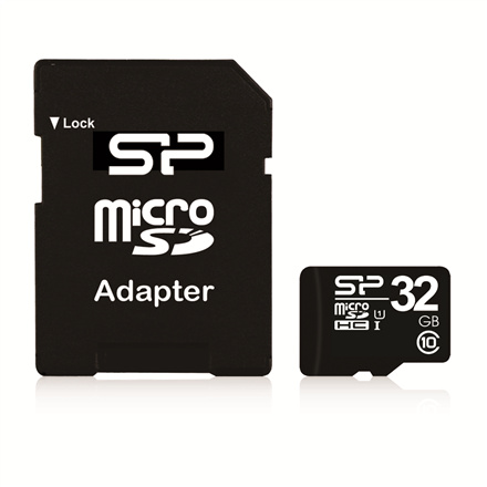 Silicon Power mälukaart 32GB microSDHC Class 10 + SD adapter