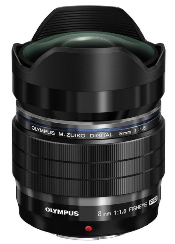 Olympus objektiiv ED 8mm F1.8 Fisheye PRO