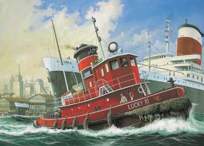 Revell liimitav mudel Harbour Tug