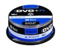 Intenso toorikud 1x25 DVD+R 4,7GB 16x Speed, Cakebox