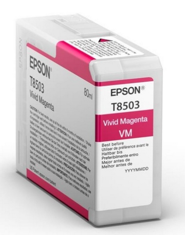 Epson tindikassett magenta T850 80 ml