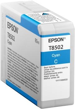 Epson tindikassett hele tsüaan T850 80 ml