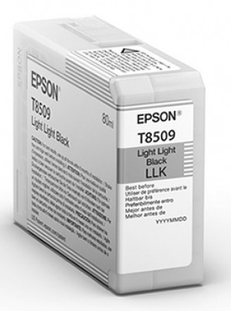 Epson tindikassett T8509 ekstra hele must 80 ml
