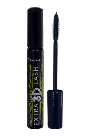 Rimmel London ripsmetušš Mascara Extra 3D Lash 8ml, 003 Extreme Black, naistele