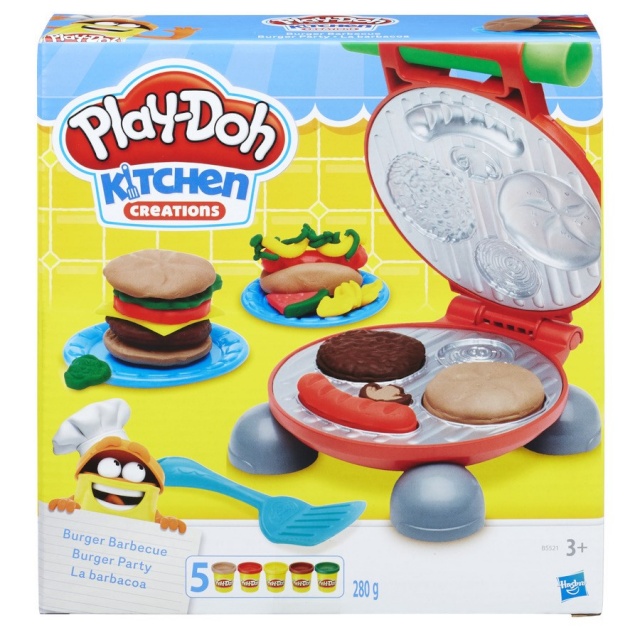 Play-Doh voolimiskomplekt Kitchen Creations Burger Party, B5521