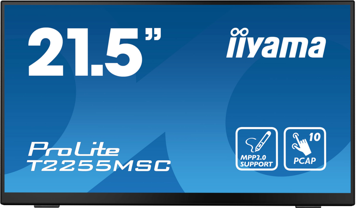 iiyama monitor ProLite T2255MSC-B1 21.5" Full HD LCD puutetundlik ekraan, must
